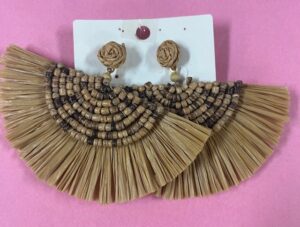 Raffia Earrings