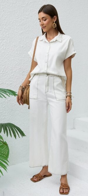 Wide Leg Soft Jeans