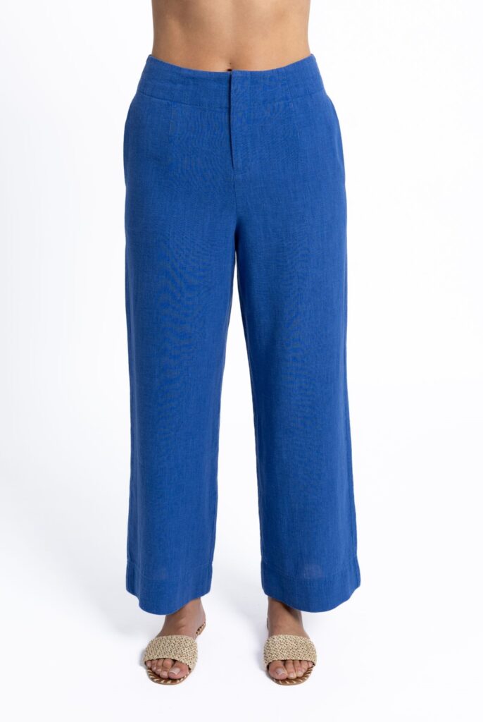 HUMIDITY Fleetwood Linen Pant (Royal Blue) - Wild Arrow Boutique Mackay — free download