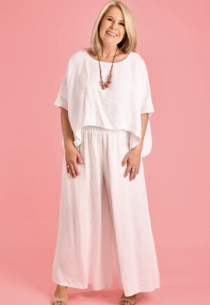 Amalfi Pant - White