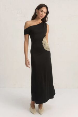 MON RENN Yara Dress Black