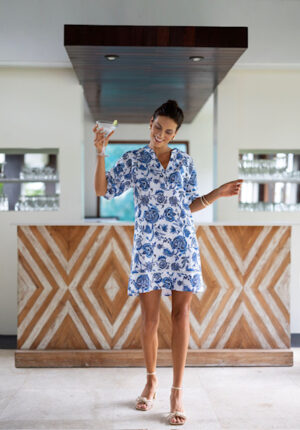 HUMDITY Rosa Shift Dress - Jardn Print