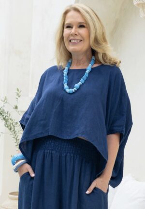 Amalfi Top - Navy