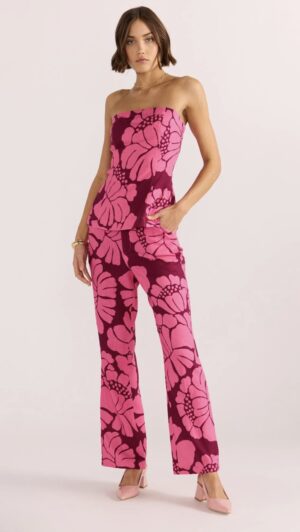 MINKPINK Persephone Tailored Pant - Berry