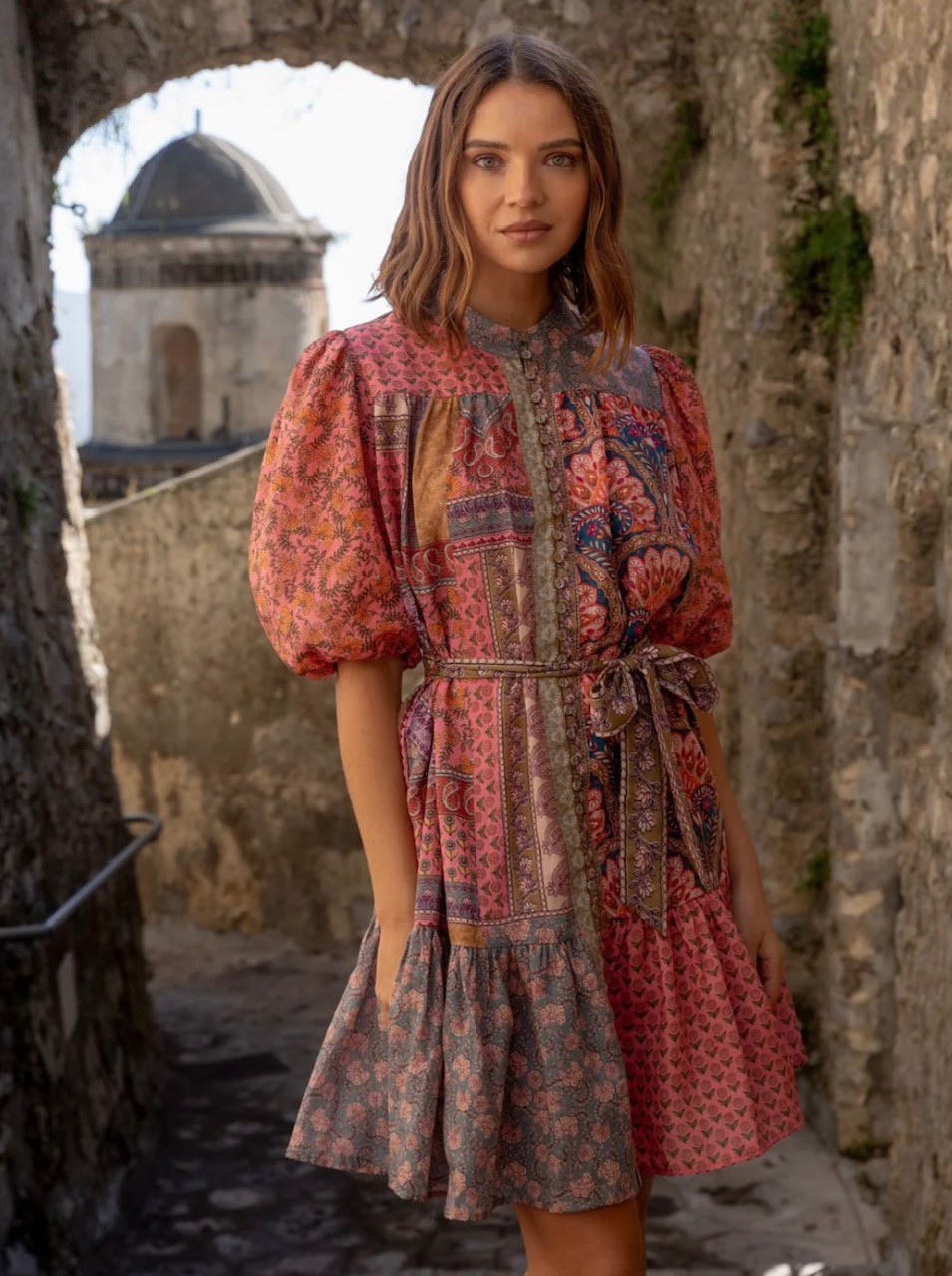 KACHEL Sophie Mini Dress - Multi - Image 2