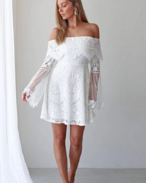 Eadin Dress - White