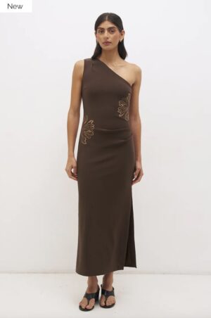 MON RENN Maya Dress - Fudge