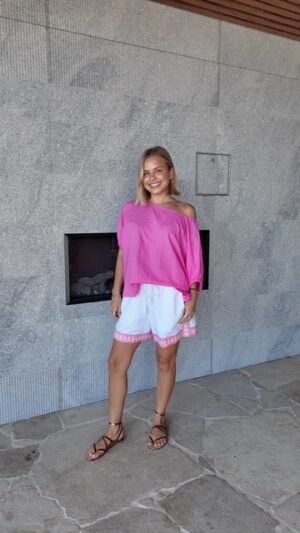 LUONI Sabina Top - Pink